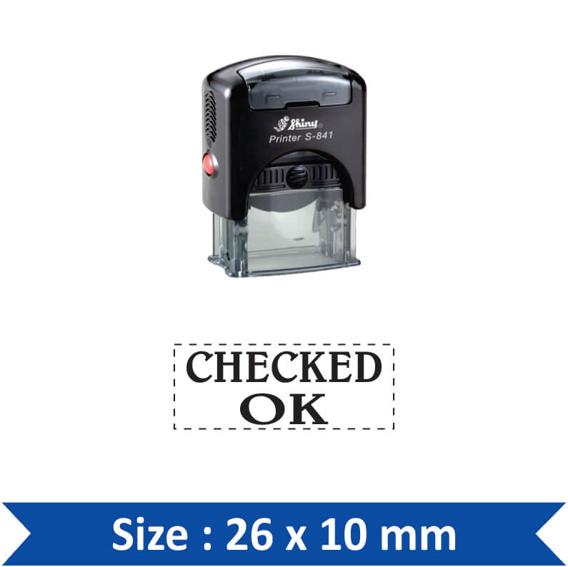 Shiny Self Inking Stamp S-841