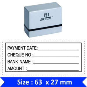 Sun Payment Stamp / Bank Stamp / Cheque Stamp / Customized Stamp MS