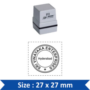 Sun Round Stamp / Custom Round / Seal Stamp MS02