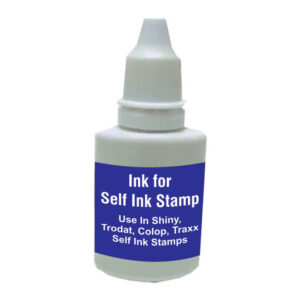 Blue -  Refill Ink For Self Ink Stamp