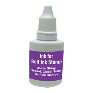 Violet-Refill Ink For Self Ink Stamp