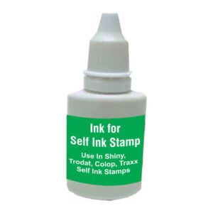 Green-Refill Ink For Self Ink Stamp