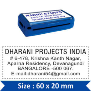 Pre-Inked Pocket Address Stamp 05 β 5 Lines