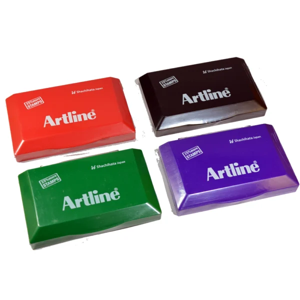 artline-plastic-stamp-pad-colours